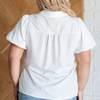 A Sixth Sense Balloon Sleeve Blouse