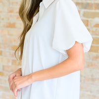 A Sixth Sense Balloon Sleeve Blouse