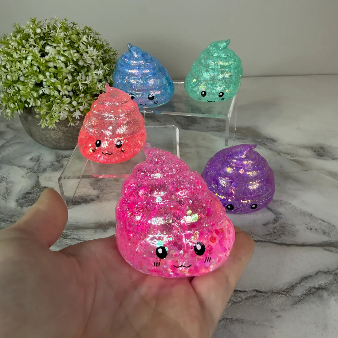 Glitter Poop Squish
