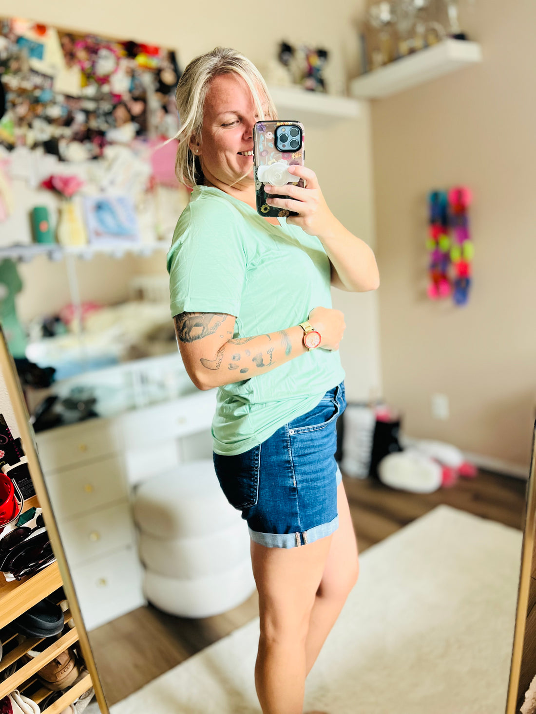 Michelle Mae Sophie Tee Mint