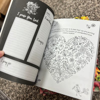Pray More, worry less coloring journal