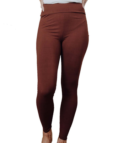 Brown Leggings (buttery soft)