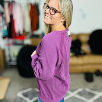 Lace Accent Pullover