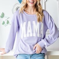 Mama Ribbed Sweatshirt