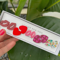 Love 5 pack Earrings