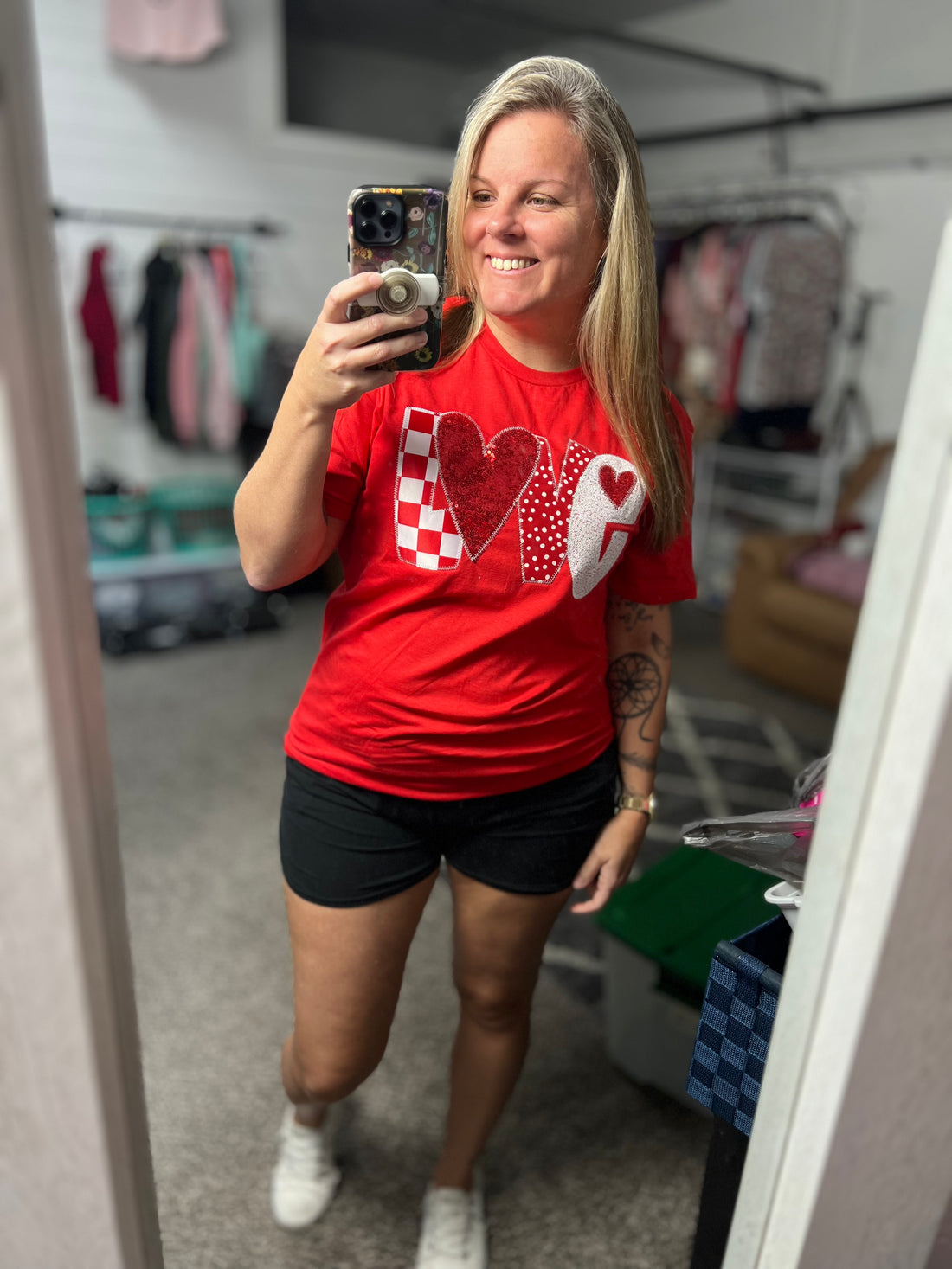 Love Embroidered Tee