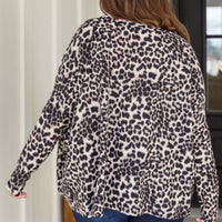 Clap for Yourself Long Sleeve Top in Animal Print