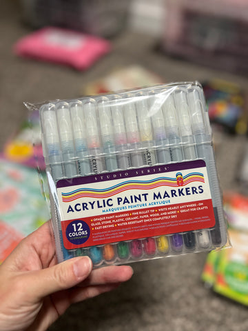 Acrylic Paint Markers (12 pk)