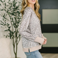 Everything You Need Patchwork Crew Neck Pullover