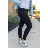 Julia Rose Solid Pocket Leggings