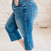 Hayes High Rise Wide Leg Crop Jeans