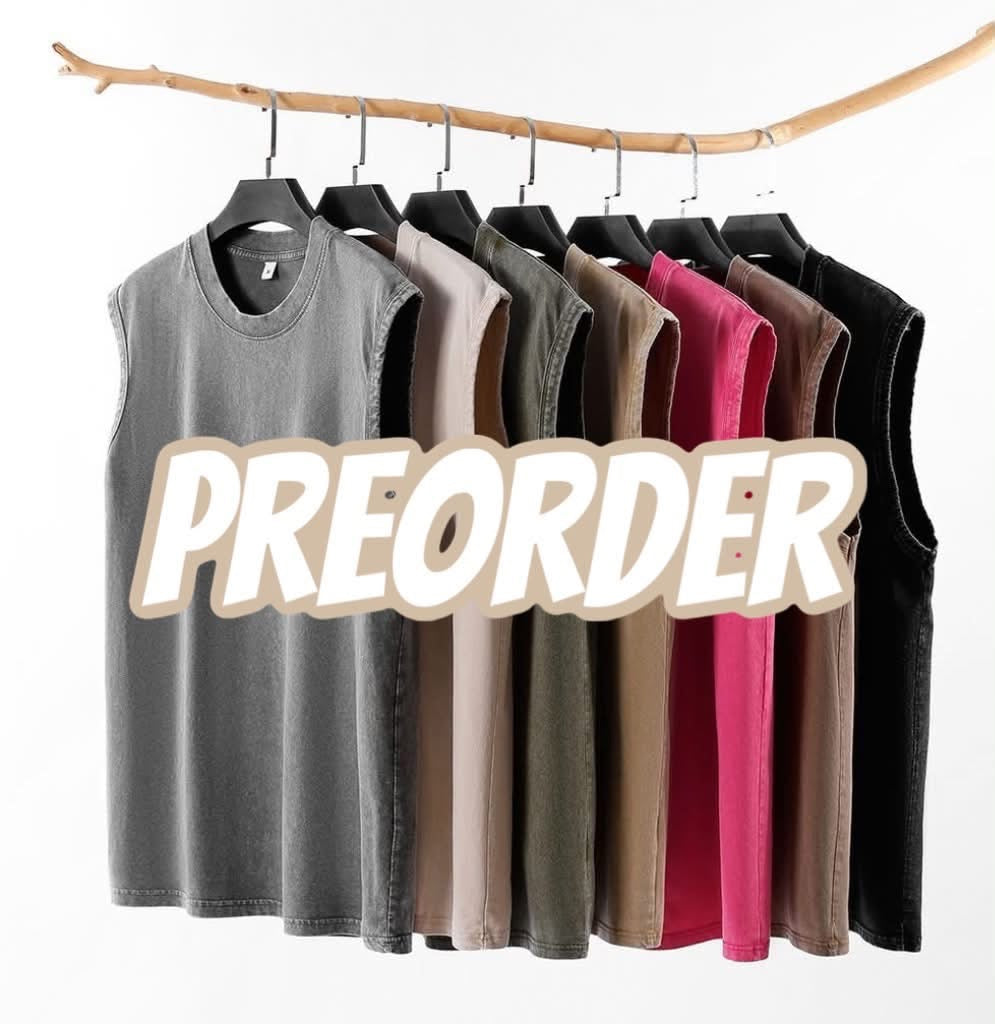 Mineral Washed Oversize Tank