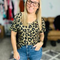 Michelle Mae Chloe Cozy Top (animal print)