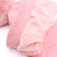 Jane Frost Beanie, Glove, and Scarf Set in Pink