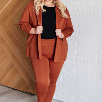 Magic Ankle Crop Skinny Pants in Rust