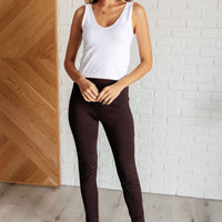 Magic Skinny 28" Pants in Chocolate