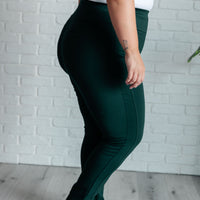 Magic Skinny 28" Pants in Hunter Green