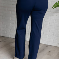 Magic Straight Pants in Navy