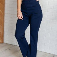 Magic Straight Pants in Navy