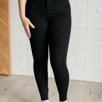 Nicole Tummy Control Skinny Jeans in Black