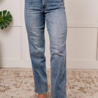 Quinn Mid Rise Cell Phone Pocket Dad Jeans