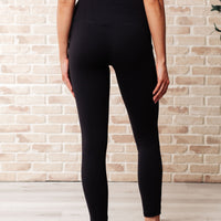 Somewhere to Start Leggings in Black