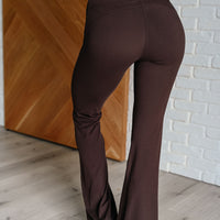 Stamina Stride Flare Leggings in Espresso