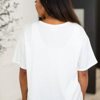 Take It Easy Slouchy Tee in Ivory