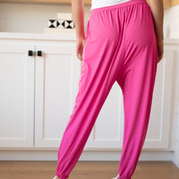 The Motive Slouch Jogger in Hot Pink