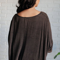 Wishy Washy Mineral Washed Oversized Top