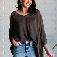 Wishy Washy Mineral Washed Oversized Top