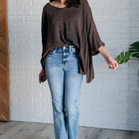 Wishy Washy Mineral Washed Oversized Top