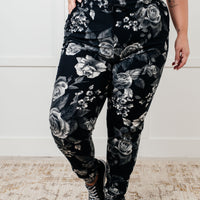 Your New Favorite Joggers in Rose Print