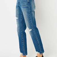 Judy Blue Distressed Slim Jeans