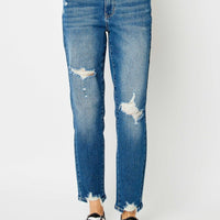 Judy Blue Distressed Slim Jeans