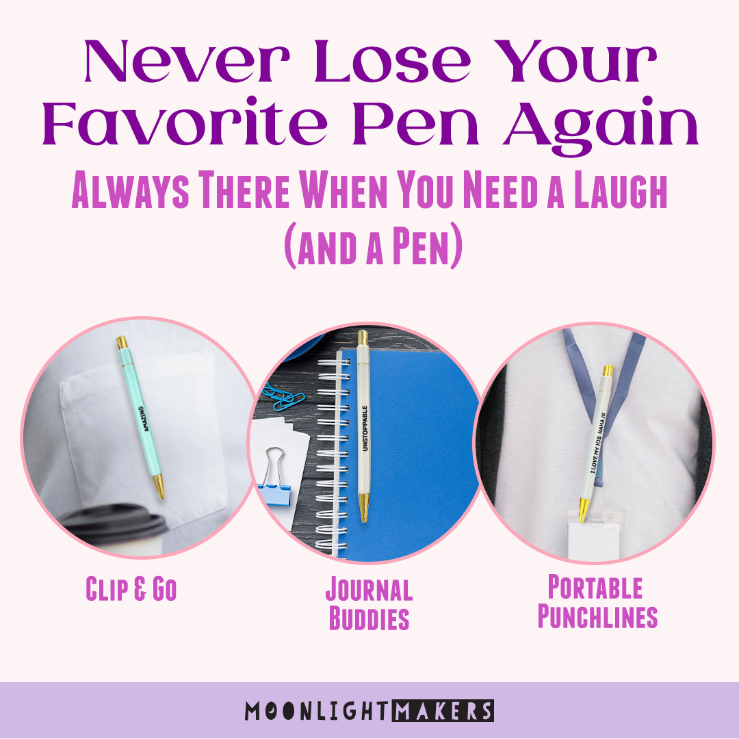 My Anxiety Has Anxiety - Funny Pen Set - Gift, Birthday