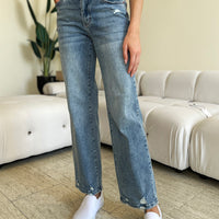 Judy Blue High Waist Distressed Straight Jeans