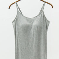 Adjustable Strap Modal Cami with Bra