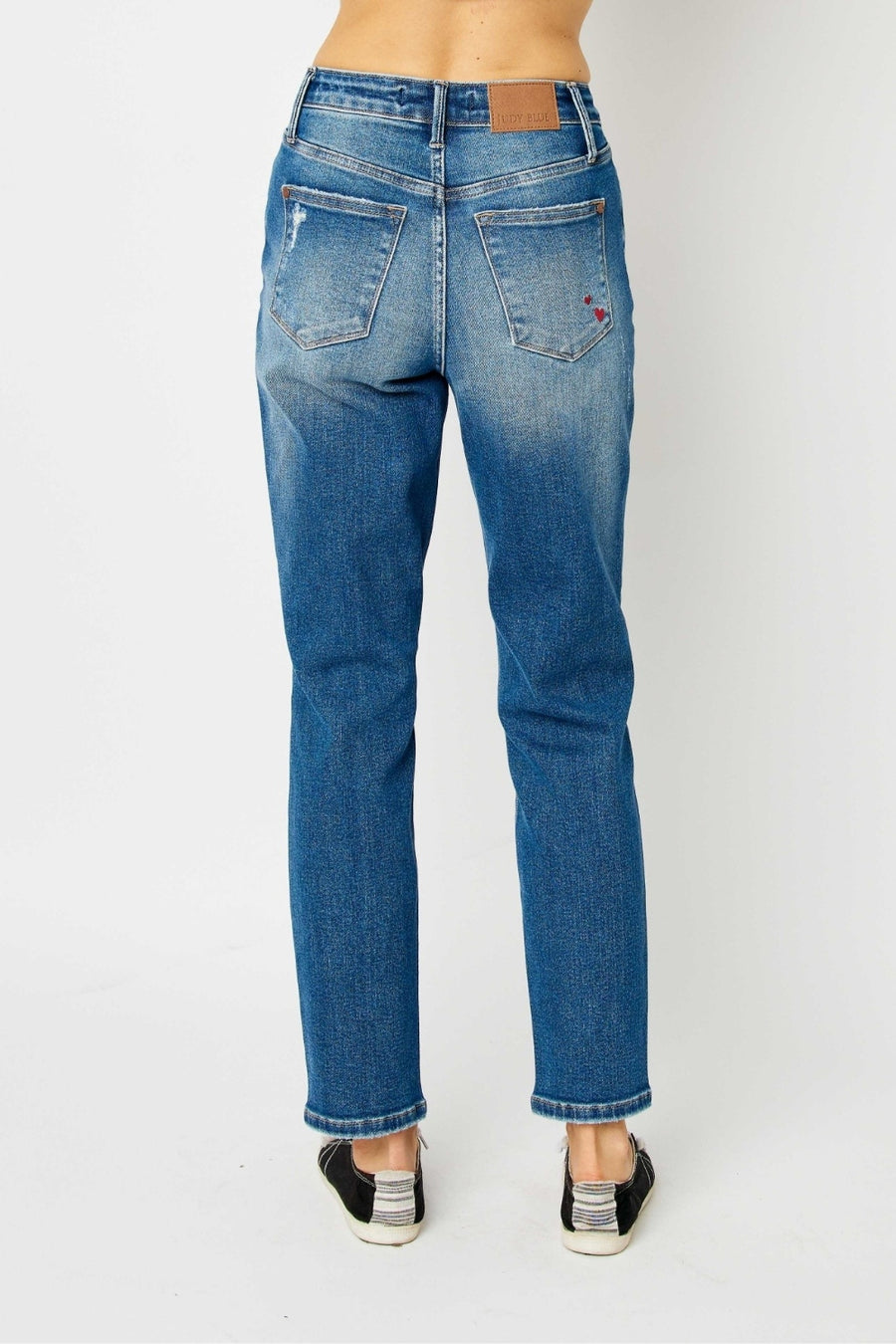 Judy Blue Distressed Slim Jeans