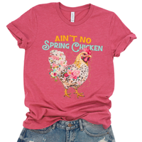 No Spring Chicken Floral Graphic Tee | Farm |Spring 2026