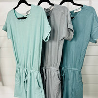 Zenana Simple Pocket Romper