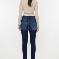 Kancan Mid Rise Gradient Skinny Jeans