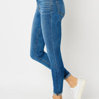 Judy Blue Cuffed Hem Skinny Jeans