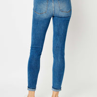 Judy Blue Cuffed Hem Skinny Jeans