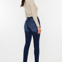 Kancan Mid Rise Gradient Skinny Jeans