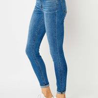 Judy Blue Cuffed Hem Skinny Jeans