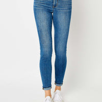 Judy Blue Cuffed Hem Skinny Jeans